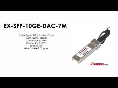 EX-SFP-10GE-DAC-7M  |  Juniper Compatible SFP+ Direct Attach Passive Cable 7m