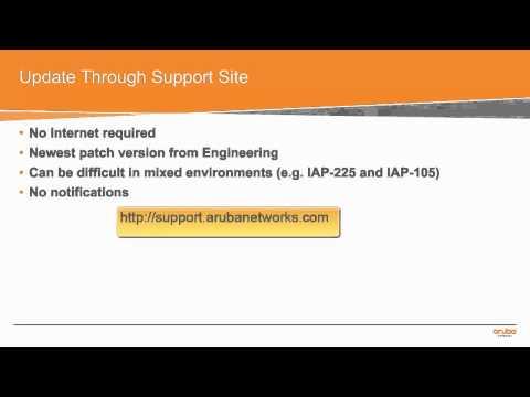 Updating IAP Firmware From Cloud & Support Site