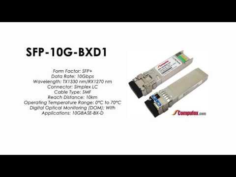 SFP-10G-BXD1  |  Huawei Compatible SFP+ 10GBASE-BXD TX1330nm/RX1270nm 10km