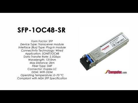 SFP-1OC48-SR  |  Juniper Compatible OC-48 SFP 1310nm 2km SMF