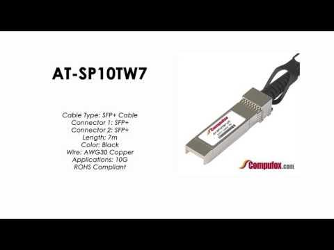 AT-SP10TW7  |  Allied Telesis Compatible SFP+ Twinax, 10G, 7m, Copper Cable