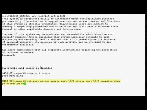 How To Configure Port Mirroring In Avaya Media Gateway G450