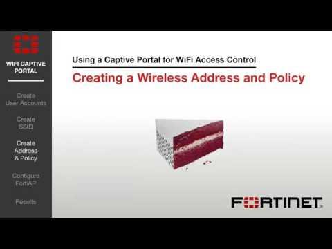 FortiGate Cookbook   Wireless Captive Portal 5 2