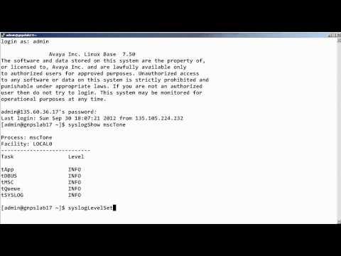 How To Turn On The Avaya Communication Server 1000 IP Media Services Logging