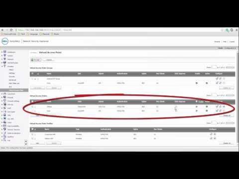 SonicWALL - How To Configure Virtual Access Point Profiles For Multiple SSIDs For Built-in Wireless
