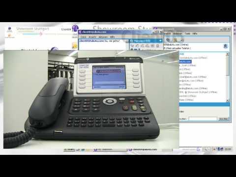 Alcatel-Lucent Showroom  - MyInstant Communicator Mit Telefonie Und Chat Funktionen