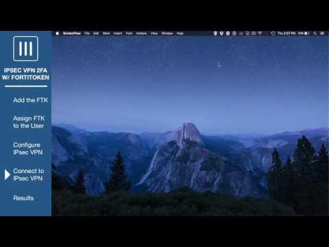 IPsec VPN Two Factor Auth  With FortiToken 5 4