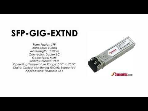 SFP-GIG-EXTND  |  Alcatel Compatible 1000BaseSX 850nm 550m SFP