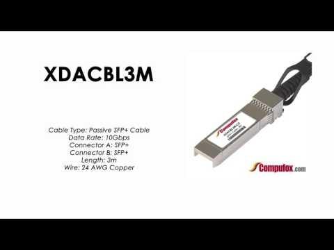 XDACBL3M  |  Intel Compatible SFP+ Passive DAC Cable 3m