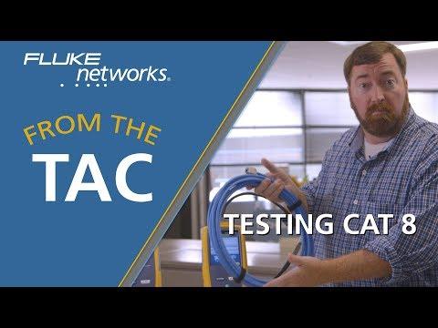 FROM THE TAC-Testing A Category 8 Link With The DSX-8000 By Fluke Networks