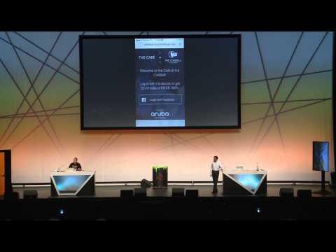 Keerti Melkote Keynote, Part 6 Of 6, Social Wi-Fi Login With Aruba ClearPass