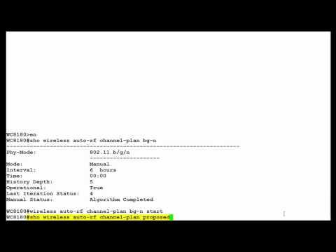 How To Configure Channel Plan In WLAN 8100 Wireless Controller From CLI