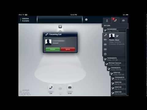 Avaya Flare Communicator For IPad Incoming Call & IM Toasts