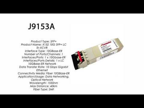 J9153A  |  HP Compatible 10GBase-ER SFP+ 1550nm 40km