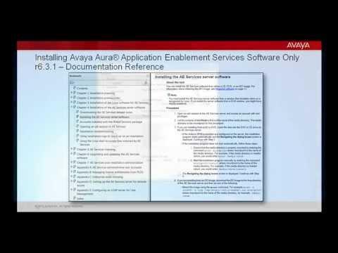 Installing Avaya Aura® Application Enablement Services Software Only R6.3.1