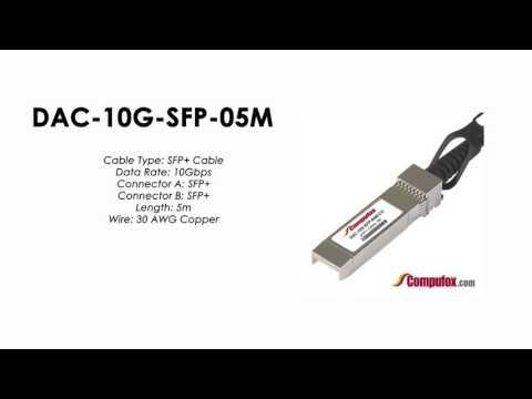 DAC-10G-SFP-05M  |  Transition Compatible 10G Direct Attached SFP+ Copper Cable, 5m