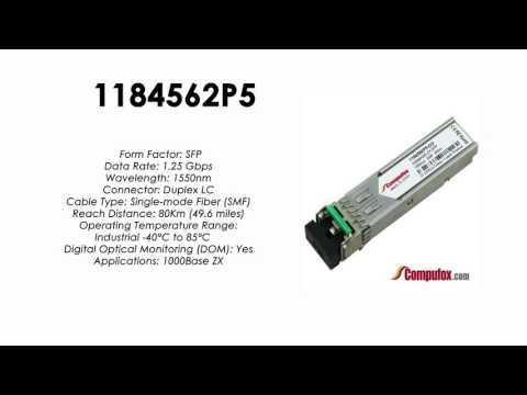 1184562P5  |  Adtran Compatible 1.25Gbps 1550nm 80km SFP