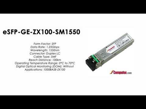 ESFP-GE-ZX100-SM1550  |  Huawei Compatible SFP 1000BASE-ZX SMF 1550nm 100km