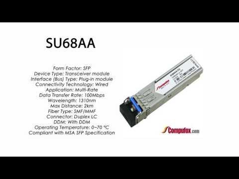 SU68AA  |  Marconi Compatible SFP 100Mbps 1310nm 2km DDM