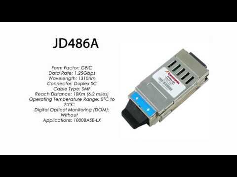 JD486A | HP Compatible 1000Base-LX 1310nm 10km GBIC