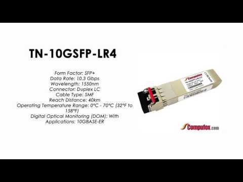 TN-10GSFP-LR4  |  Transition Compatible 10GBASE-ER SFP+, 1550nm SMF 40km