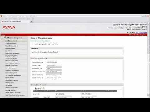 How To Enable Your Avaya System Platform 6.2 Services Virtual Machine