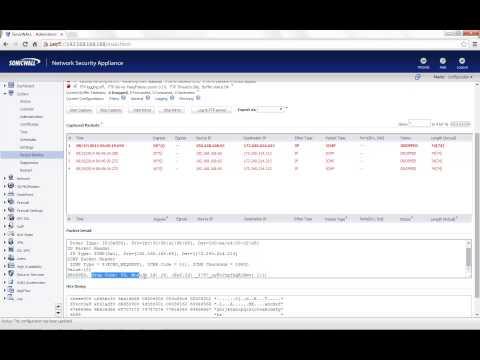 Explanation Of Drop Code And Module ID Values In Packet Capture Output(SonicOS Enhanced 5.8.1.15 Fir