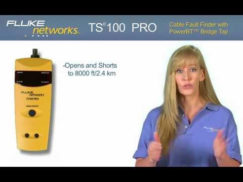 TS100 Pro - Find Cable Faults And Detect Bridge Taps: By Fluke Networks