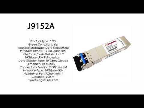 J9152A  |  HP Compatible 10GBase-LRM SFP+ 1310nm 220m