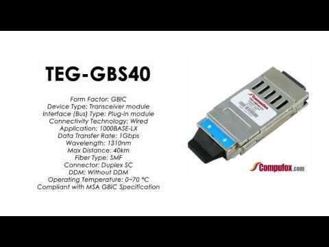 TEG-GBS40  |  TRENDnet Compatible 1000Base-LX 1310nm 40km GBIC