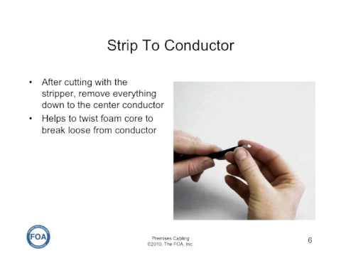 Premises Cabling Lecture 8: Coax Cable
