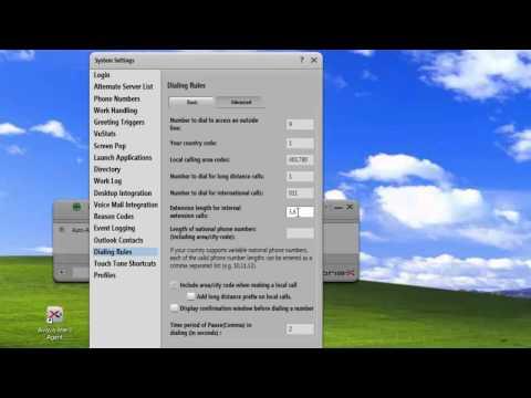 Setting Up The Dialing Rules In Avaya One-X Agent