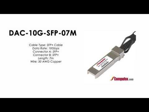 DAC-10G-SFP-07M   |  Transition Compatible 10G Direct Attached SFP+ Copper Cable, 7m