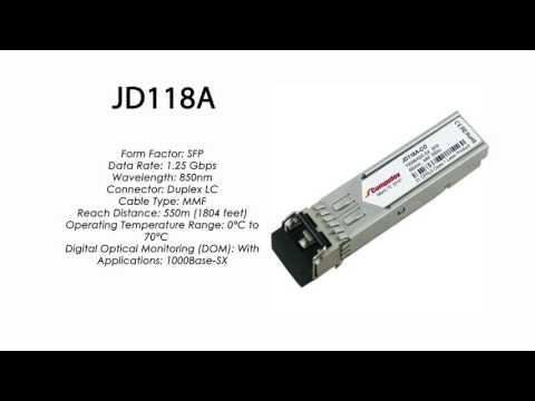 JD118A | HP Compatible 1000Base-SX 850nm 550m SFP