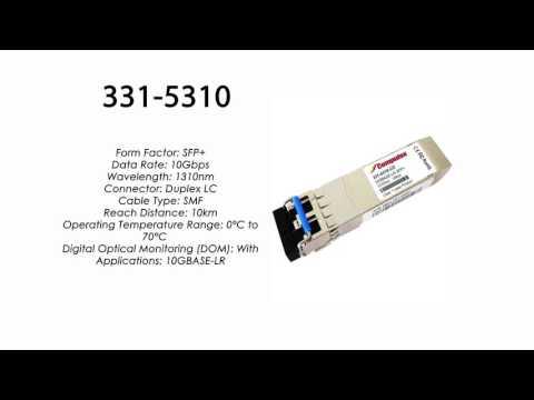 331-5310  |  Dell Compatible 10GBase-LR SFP+ 1310nm 10km