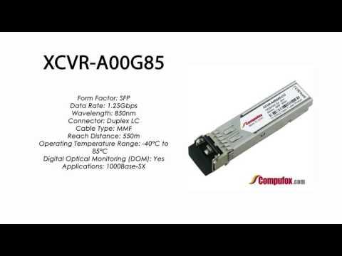 XCVR-A00G85  |  Ciena Compatible 1000Base-SX 550m 850nm SFP