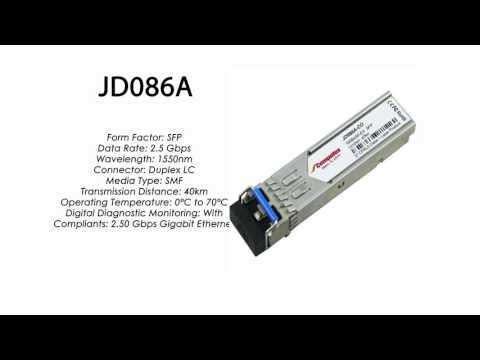 JD086A  |  HP Compatible 2.5Gbps SFP 1550nm 40km