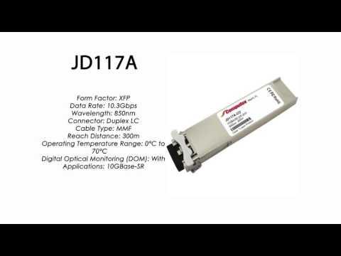 JD117A  |  HP Compatible 10GBase-SR 850nm 300m XFP