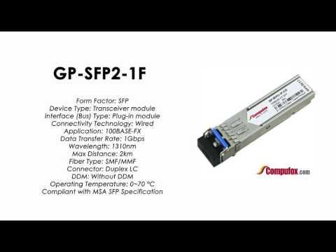 GP-SFP2-1F | Force10 Compatible 100BASE-FX SFP 1310nm 2km