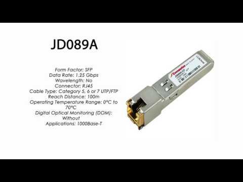 JD089A  |  HP Compatible 1000Base-T SFP RJ45 100m