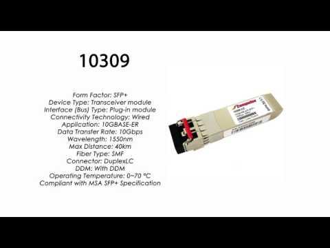 10309  |  Extreme Networks Compatible 10GBASE-ER SFP+ 1550nm 40km SMF