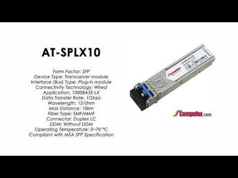 AT-SPLX10  |  Allied Telesis Compatible 1000Mbps 10km 1310nm SFP