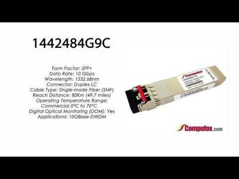 1442484G9C  |  Adtran Compatible 10GBase-DWDM 1532.68nm 80km SFP+