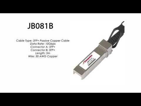 JB081B  |  HP Compatible SFP+ Passive Copper Cable 5m