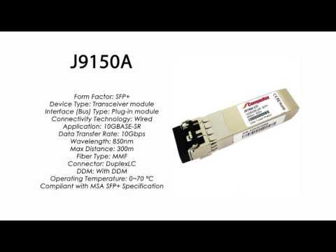 J9150A  |  HP Compatible 10GBase-SR SFP+ 850nm 300m