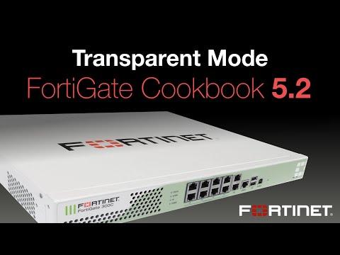 FortiGate Cookbook - Transparent Mode (5.2)