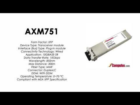 AXM751  |  Netgear Compatible 10GBASE-SR 850nm 300m XFP