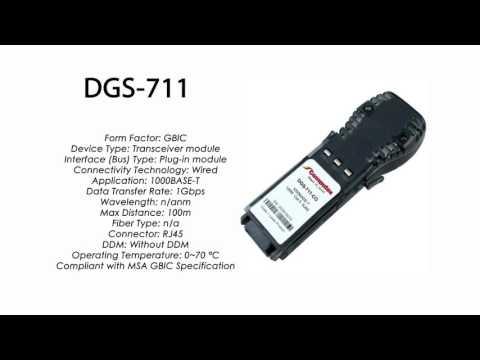 DGS-711 | D-Link Compatible 1000BASE-T GBIC RJ45 100m