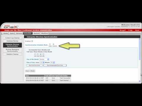 How To Perform Enterprise Directory Syncs On Avaya One-X Client Enablement Services