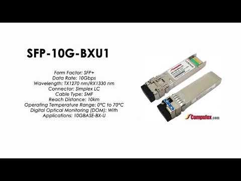 SFP-10G-BXU1  |  Huawei Compatible SFP+ 10GBASE-BXU TX1270nm/RX1330nm 10km